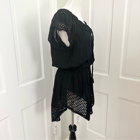 NEW Victoria Secret  Cover-Up black bikini one piece swimsuit coverup Small - Picture 7 of 8